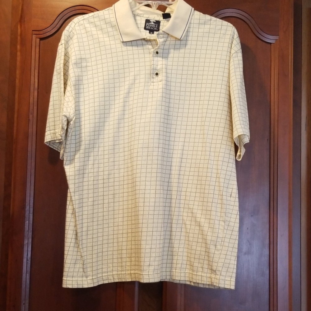 Mens Pebble Beach mens polo / golf shirt